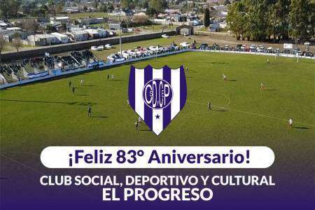 Feliz 83° aniversario club Social Deportivo y Cultural El Progreso de Santa María