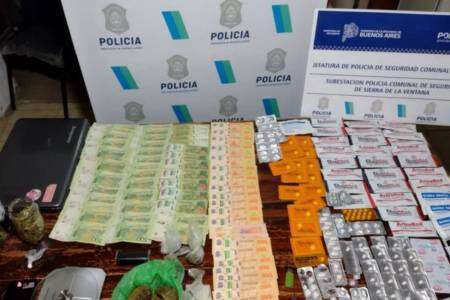 Allanamiento y secuestro de drogas en Villa La Arcadia