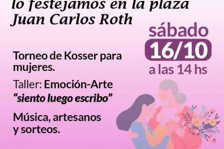 El Día de la Madre lo festejamos en la plaza Juan Carlos Roth