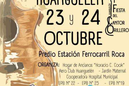 Huanguelén: se realizará la 1º Fiesta del Cantor Orillero