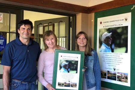 Polo Club de Coronel Suárez: se realizó un merecido homenaje a Emer Martellini. 