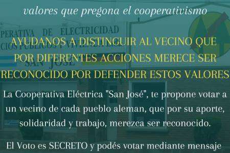 La Cooperativa Eléctrica San José organiza un concurso por su 60º aniversario