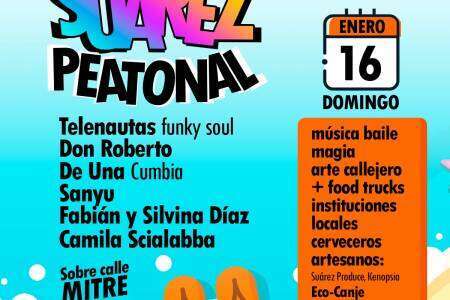 Suárez Peatonal vuelve a recargar el verano suarense