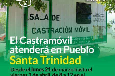 El Castramóvil atenderá en Pueblo Santa Trinidad