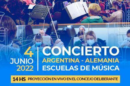 Las Orquestas Escuelas de Coronel Suárez y Schwabach brindarán un espectacular concierto