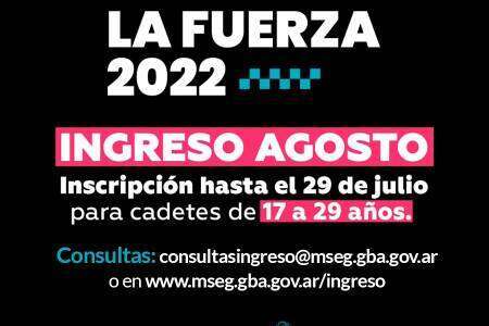 Policía Bonaerense: Sumate a la fuerza