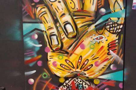 Cultura: Ignacio Javier Díaz Longo “Nacho” representó a Coronel Suárez en "Primavera Bonaerense" con la producción artística de un espectacular grafitti