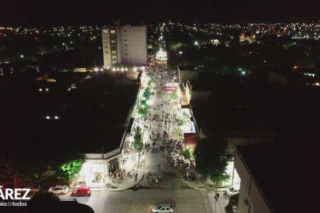 Con la Fiesta de las Colectividades quedó formalmente inaugurada la Semipeatonal Mitre