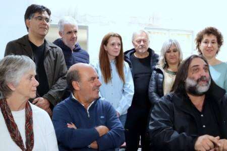 Baradel estuvo en Suárez y fue recibido por el intendente Moccero