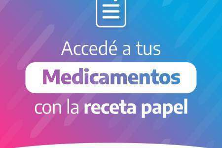 PAMI: medicamentos con la receta papel de manera temporal