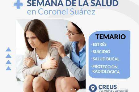 Interesantes conferencias en el marco de la semana de la Salud en Coronel Suárez