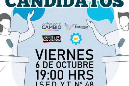 Panel de Candidatos en el I.S.F.D. Y T. N°48