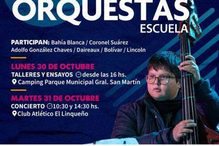 La Orquesta Escuela de Coronel Suárez será parte del XII Encuentro Regional de Orquestas Escuelas que se realiza en Lincoln