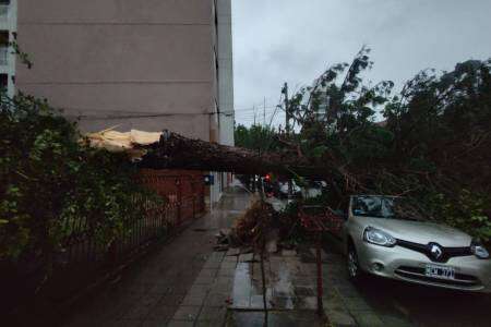 Catastrófico temporal azotó a Bahía Blanca