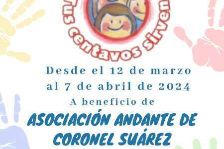 El Redondeo Solidario en las dos sucursales de la Cooperativa Obrera de nuestra ciudad será a beneficio de la Asociación Andante
