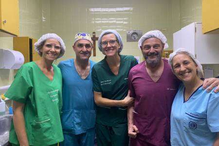 El doctor Mauro Lefevre y su equipo realizó un segundo implante coclear en el Hospital Municipal “Doctor Raúl Caccavo”