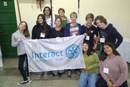 Jóvenes de Coronel Suárez participaron del encuentro distrital de Interact en Tandil