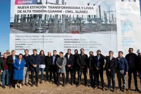 Moccero acompañó a Kicillof a la inauguración de obras en Guaminí