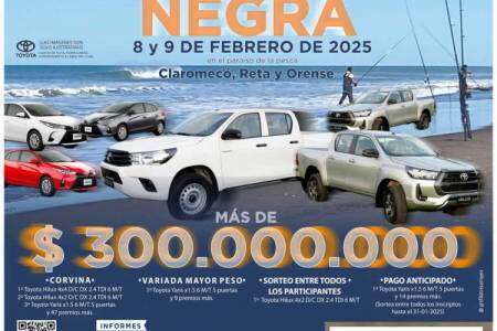 Edición 2025 del concurso de pesca "24 horas de la Corvina Negra"