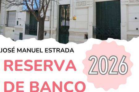 José Manuel Estrada: Reserva de Banco