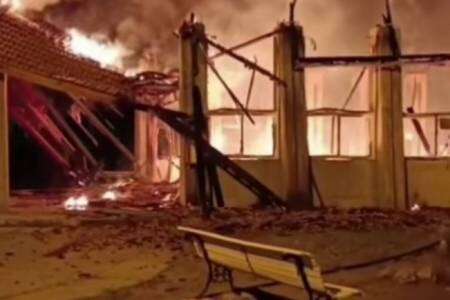 Fue a la comisaría a denunciar que su nieto prendió fuego la iglesia