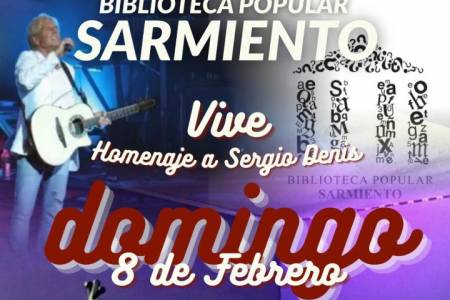 Concierto homenaje a Sergio Denis en la Biblioteca Sarmiento