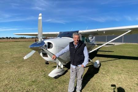 Cruce en avión desde Río Gallegos a las Islas Malvinas
