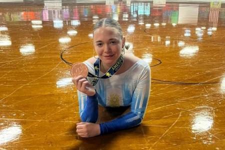 Camila Romeo. Brilla en el patín mundial, y prepara su participación para los Panamericanos 2026
