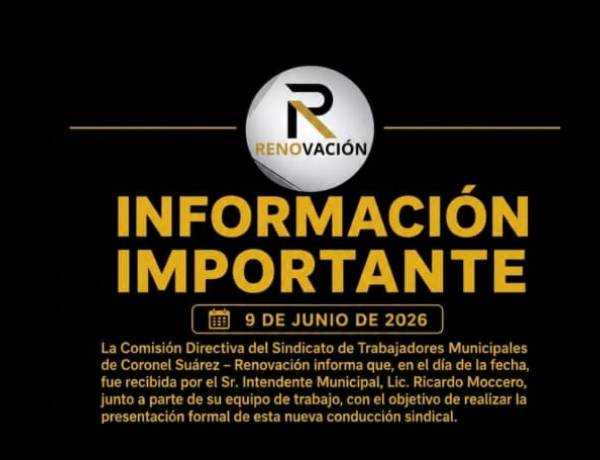 Reunión con el Ejecutivo Municipal: la recomposición salarial, eje central de la agenda sindical