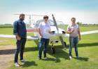 Dos alumnos de la escuela de vuelo del Aero Club fueron habilitados con la licencia de Piloto Privado