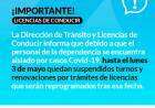 Importante: Licencias de conducir