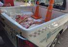 Faena clandestina en tradicional supermercado