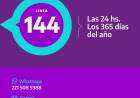 Línea 144: atención telefónica en situaciones de violencia por razones de género