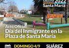 Acto Oficial: Día del Inmigrante en la Plaza de Santa María