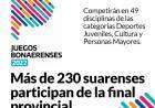 Más de 230 suarenses participan de la final provincial de los Juegos Bonaerenses 