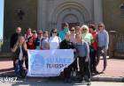 Turismo: Recorrida por la Iglesia San José Obrero y la Plaza Sergio Denis con los participantes de la Corre Caminata a San José 
