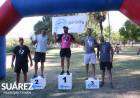 Los triatletas Érica Peralta y Matías Heffner (Pigüé) se quedaron con el “Román Collossi”