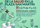 Los CAPS más cerca de los vecinos: Feria Integral de la Salud en la plaza San Martín